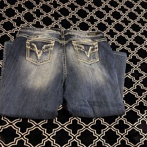 COPY - Vigoss plus size boot cut jeans size 22 blue